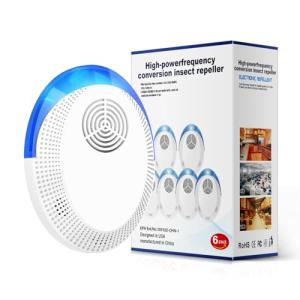 Ultrasonic Pest Repeller 6-Pack for Mice and Insects