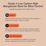 Mouse Hole Steel Wool Filler - 3 Pack