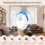Ultrasonic Pest Repeller 6-Pack for Mice and Insects