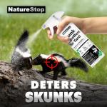 NatureStop Skunk Repellent Spray for Yard, Deterrent for Outdoor Use, 16 oz (475mL)