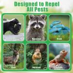 24Pack Powerful Skunk Repellent for Outdoor Use, Natural Keep Skunk and Raccoon Away Deterrent with Long-Lasting Protection for Garden Lawn Yard Camping Fishing, Safe for Kids & Pets, Waterproof