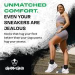 SKUNK SKIN Anti-Odor Crew Socks - Cool, Fresh, and Moisture-Absorbent Breathable Cotton Fabric, Crew-Cut Length - Men & Women - For Everyday Wear, Travel and Active Lifestyle - Black, Pack of 1