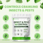 Geomust Diatomaceous Earth Insect & Pest Control, Crawling Insect Killer with Peppermint, Safe for Home & Garden, Ants, Roaches, Fleas, Bed Bugs, Silverfish & More, 1 lb