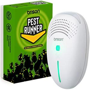 Brison Ultrasonic Pest Repeller Plug-in Control Electronic Insect Repellent Gets Rid Mosquito Bed Bugs Roach Spiders Fleas Mice Minha História