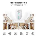 Brison Ultrasonic Pest Repeller Plug-in Control Electronic Insect Repellent Gets Rid Mosquito Bed Bugs Roach Spiders Fleas Mice Minha História