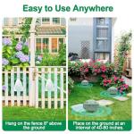 24 Pack Skunk Repellent for Outdoor - Raccoon Repellent Outdoor, Keep Skunks Raccoons Squirrels Away from Garden,Yard, Farm, Rodent Deterrent, Natural Ingredients Family & Pet Safe