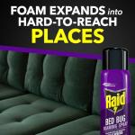 Raid Bed Bug Foaming Spray, Kills Bed Bugs and Their Eggs, for Indoor Use, Non-Staining, Keeps Killing for Weeks, 16.5 oz (Pack of 1)