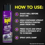 Raid Bed Bug Foaming Spray, Kills Bed Bugs and Their Eggs, for Indoor Use, Non-Staining, Keeps Killing for Weeks, 16.5 oz (Pack of 1)