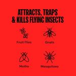 DynaTrap DT152 Indoor Insect Trap and Killer – Catches and Kills Fruit Flies, Gnats, Moths, Mosquitoes & Other Flying Insects