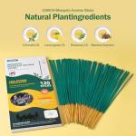 Mosquito Repellent Outdoor 120 Pcs Natural Citronella Oil Mosquito Incense Sticks Organic Mosquito Barrier Mosquito Repeller for Backyard Patio Travel Camping Indoors Gnat Mosquito Control