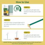 Mosquito Repellent Outdoor 120 Pcs Natural Citronella Oil Mosquito Incense Sticks Organic Mosquito Barrier Mosquito Repeller for Backyard Patio Travel Camping Indoors Gnat Mosquito Control