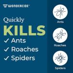 Wondercide - Ant & Roach Aerosol Spray for Kitchen, Home, and Indoor Areas - Ant, Roach, Spider, Flea, Stink Bug Killer with Natural Essential Oils - Pet Safe - 10 oz 2-Pack