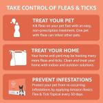 Amazon Basics Flea and Tick Topical Treatment for Small Dogs (5-22 pounds), 6 Count (Previously Solimo)