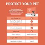 Amazon Basics Flea and Tick Topical Treatment for Small Dogs (5-22 pounds), 6 Count (Previously Solimo)