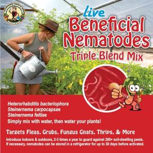 Live Beneficial Nematodes Hb+Sc+Sf - Kills Over 200 Different Species of Soil Dwelling and Wood Boring Insects. (5 Million_Nematodes)