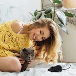 Aerbee Remote Control Rat Toy, Electric RC Mouse Toy Emulation Flocking Rat Toy Interactive Cat Toys Pet Toys Funny Wireless Chasing Prank Joke Scary Trick Rats Animal for Pets Novelty Gift