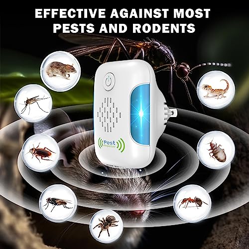 Indoor Ultrasonic Pest Repeller, Rodent & Insect Defense