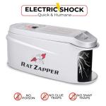 Rat Zapper - Electric Mouse Traps Indoor for Home - Safe and Effective Rat Killer - Electronic Mouse Trap Zapper Reusable and No Touch - Rodent Killer Outdoors & Indoor