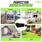 Mouse Bait Station for Outdoor & Indoor with Keys - Mice Traps for House Indoor Kill - Mouse Poisoning Rat Bait Box for Home, Pest Control - Reusable, Safe for Kids & Pets (6 Pack Rodent Traps)