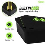 Mouse Bait Station for Outdoor & Indoor with Keys - Mice Traps for House Indoor Kill - Mouse Poisoning Rat Bait Box for Home, Pest Control - Reusable, Safe for Kids & Pets (6 Pack Rodent Traps)