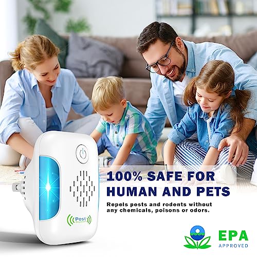 Indoor Ultrasonic Pest Repeller, Rodent & Insect Defense