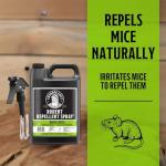 Grandpa Gus's Rodent Repellent Spray with Sprayer, Natural Peppermint & Cinnamon Oils Repel Mice and Stop Rats, 1 Gallon (Pack of 1)