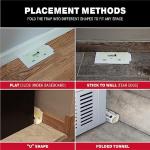 Catchmaster Pro Strength Mouse and Insect Glue Boards, 75-Pack Mouse Traps Indoor for Home, Sticky Pest Control Adhesive for Catching Bugs, Small Mice & Rodents, Non Toxic Bulk Glue Traps