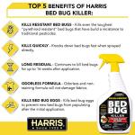 HARRIS White Label Bed Bug Killer, Liquid Spray with Odorless and Non-Staining Extended Residual Kill Formula (32oz)