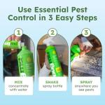BugMD Pest Control Essential Oil Concentrate (3.7 oz, 2 Pack) - Plant Powered Bug Spray Quick Kills Flies, Ants, Roaches, Mosquitoes, and More