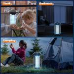 Bug Zapper Indoor & Outdoor, 4200V Electric Mosquito Zapper, 10 Years Lifespan, 6.5ft Power Cord, Waterproof, Fly Trap Mosquito Trap, Fly Killer Fly Zapper for Home, Patio, Kitchen, Backyard, Camping