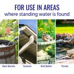 TERRO T1210 No Mess Mosquito Larvacide Pouches - 10 Pouches Included