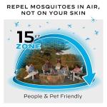 Thermacell Patio Shield Mosquito Repeller; Highly Effective Mosquito Repellent for Patio; No Candles or Flames, DEET-Free, Scent-Free, Bug Spray Alternative; Includes 12-Hour Refill
