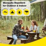 CuuFceEo Mosquitoes Repellent Outdoor Patio, Mosquitos Repellant Indoor, Mosquito Deterrent Indoor,Mosquito Control for Room, Mosquito Repellents for Yard/Camping/Home/Travel 12-Pack