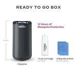 Thermacell Patio Shield Mosquito Repeller; Highly Effective Mosquito Repellent for Patio; No Candles or Flames, DEET-Free, Scent-Free, Bug Spray Alternative; Includes 12-Hour Refill