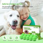 Homsor Rodent Repellent Balls,10Pcs Mouse Repellent Balls Peppermint Oil for Mice Squirrel Mole Pests, Natural Pest Control Pouches for Indoor Outdoor Kitchen Car Warehouse, Safe for Pets & Family