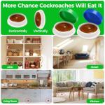 32PCS Roach Bait & Killer – Effective Cockroach Repellent and Gel for Quick Elimination of Indoor Roach Nests, Suitable of Roaches, Easy to Use, Perfect Solution for Hard-to-Reach Areas.