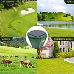 Aeemrn Mole Repellent Solar Powered, Patent Screw-Shape-Stake Design, IP65 Waterproof, Varying Sonic and Vibration to Expel Mole Gopher Snake Vole, for Lawn Garden & Yard(8pc)