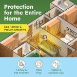 BugMD Vamoose Rodent Repellent Pouches (1 Pack, 4 Pouches) Plant-Powered Rat Repellent, Mouse Deterrent, Indoor & Outdoor Mice Repellent, Best Mouse Repellent, Natural Rat & Mouse Repellent