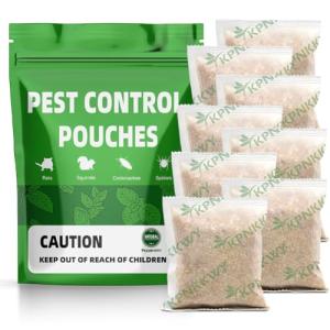 LAQDECDV Pest Control, Mouse Repellent Pouches, Rodent Repellent, Mice Repellant Indoor, Peppermint Mice to Repel Spider, Ant, Roach & Mosquito, Rat Repellant Outdoor, Keep Mouse Out of Camper-8P