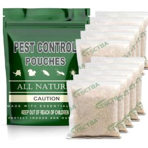 CLVDOFSS Pest Control Pouches,Rodent Repellent,Rat Deterrent,Mouse Repellant,Mice Repellent,Pest Repellant,Effectively Repel Rodents,Mosquito,Bats,Lizards,Spiders,Ants,Moths,Roaches,Silverfish-10P