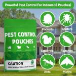 LAQDECDV Pest Control, Mouse Repellent Pouches, Rodent Repellent, Mice Repellant Indoor, Peppermint Mice to Repel Spider, Ant, Roach & Mosquito, Rat Repellant Outdoor, Keep Mouse Out of Camper-8P