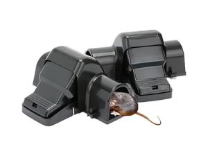 CATCHRANG Mouse & Rat Snap Trap – Optimized for Rodent Size, Reusable, Indoor/Outdoor, Humane Kill, 2 Pack