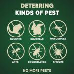 CLVDOFSS Pest Control Pouches,Rodent Repellent,Rat Deterrent,Mouse Repellant,Mice Repellent,Pest Repellant,Effectively Repel Rodents,Mosquito,Bats,Lizards,Spiders,Ants,Moths,Roaches,Silverfish-10P