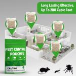 LAQDECDV Pest Control, Mouse Repellent Pouches, Rodent Repellent, Mice Repellant Indoor, Peppermint Mice to Repel Spider, Ant, Roach & Mosquito, Rat Repellant Outdoor, Keep Mouse Out of Camper-8P