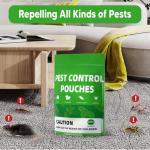 LAQDECDV Pest Control, Mouse Repellent Pouches, Rodent Repellent, Mice Repellant Indoor, Peppermint Mice to Repel Spider, Ant, Roach & Mosquito, Rat Repellant Outdoor, Keep Mouse Out of Camper-8P
