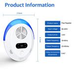 Bectine 2025 Upgraded Version Ultrasonic Pest Repeller 6 Packs, Mouse Repellent, Indoor Pest Control for Roach Rodent Mouse Bugs Mosquito Mice Spider Ant Fleas Insects Cockroach (6 Pack)