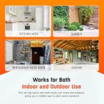 CATCHRANG Mouse & Rat Snap Trap – Optimized for Rodent Size, Reusable, Indoor/Outdoor, Humane Kill, 2 Pack