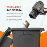 CATCHRANG Mouse & Rat Snap Trap – Optimized for Rodent Size, Reusable, Indoor/Outdoor, Humane Kill, 2 Pack