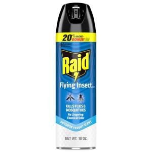Raid Flying Insect Killer 7, Insecticide Spray with Outdoor Fresh Scent, 18 fl oz