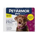 PetArmor Plus Flea and Tick Prevention for Dogs, Dog Flea and Tick Treatment, 6 Doses, Waterproof Topical, Fast Acting, Large Dogs Dogs (45-88 lbs)